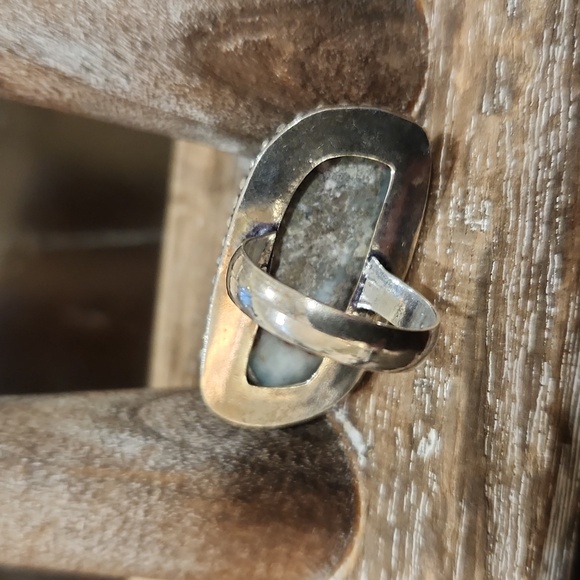 Larimar ring set in Silver - Picture 4 of 5
